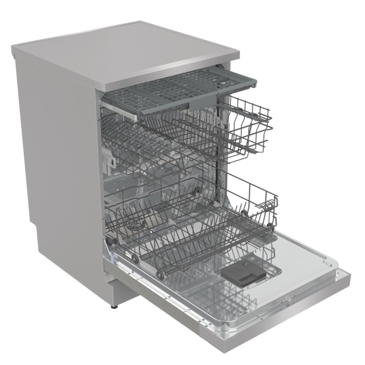 Hisense Hygiene Freestanding Dishwasher - D-Rated, Stainless Steel