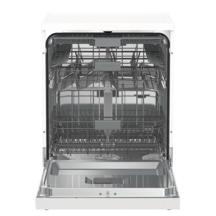 Refurbished Hisense HS673C60WUK 16 Place Freestanding Dishwasher White