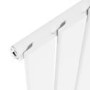 GRADE A2 - Riace White Horizontal Flat Designer Radiator 600x612mm Single Panel 1430 BTU