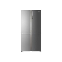 Refurbished Haier HTF-610DM7 Freestanding 712 Litre 70/30 Frost Free American Fridge Freezer Stainless Steel