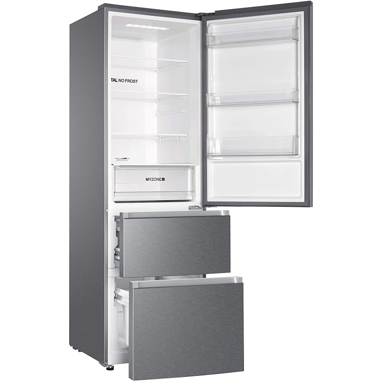 Refurbished Haier HTR3619FNMP Freestanding 330 Litre 70/30 Frost Free Fridge Freezer 