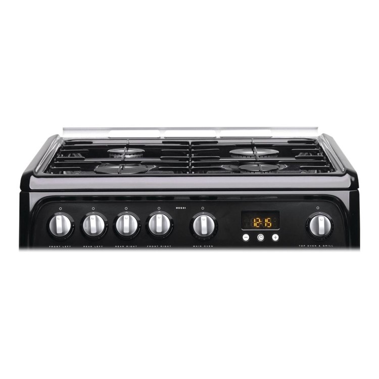 Refurbished Hotpoint HUG61K 60cm Double Oven Gas Cooker