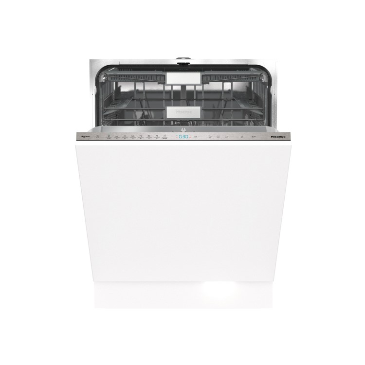 Hisense Hi6 Integrated Dishwasher - Smart Wi-Fi C-Rated Silver control panel