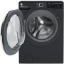 Refurbished Hoover HW412AMBCB/1-80 H-Wash 500 Freestanding 12KG 1400 Spin Washing Machine Black