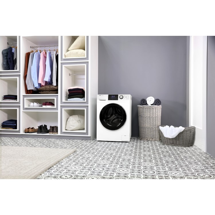 Refurbished Haier Haltys HW80-BD14756 Freestanding 8KG 1400 Spin Washing Machine White