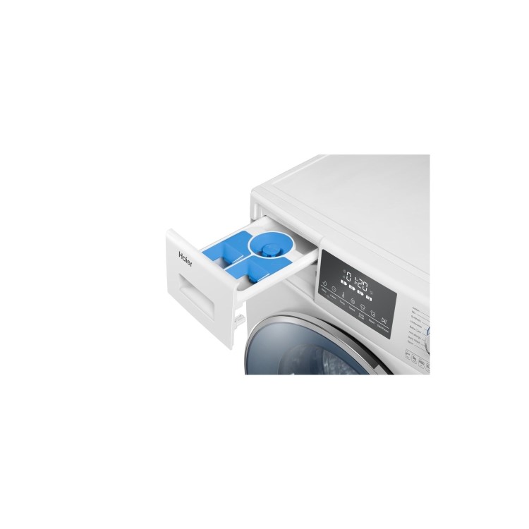 Refurbished Haier HW80-B14876 Freestanding 8KG 1400 Spin Washing Machine White