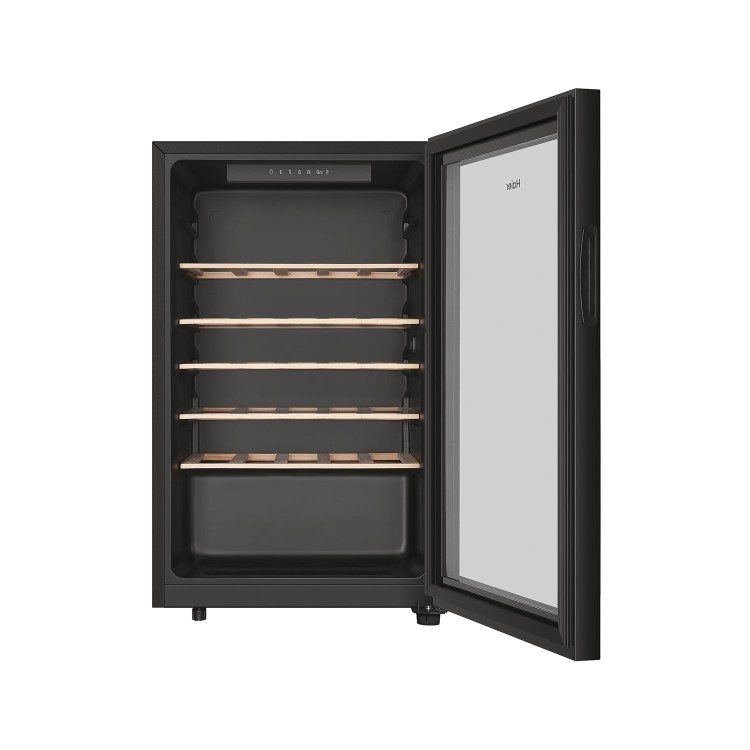 Refurbished Haier HWS33GG Freestanding 33 Bottle Single Zone Wine Cooler Black