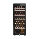 HWS77GDAU1 Haier 77 Bottle Capacity Dual Zone Freestanding Wine Cooler - Black