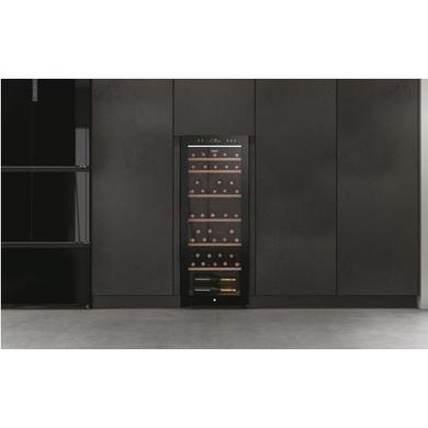 Haier 77 Bottle Capacity Dual Zone Freestanding Wine Cooler - Black
