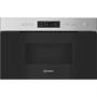 Refurbished Indesit Built-In Microwave & Grill - Stainless Steel