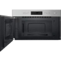 Refurbished Indesit Built-In Microwave & Grill - Stainless Steel