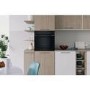 Refurbished Indesit Click&Clean Electric Single Oven - Black