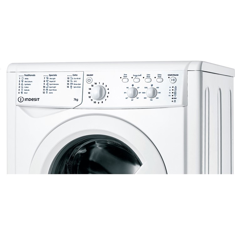 Refurbished Indesit IWC71252 Freestanding 7KG 1200 Spin Washing Machine