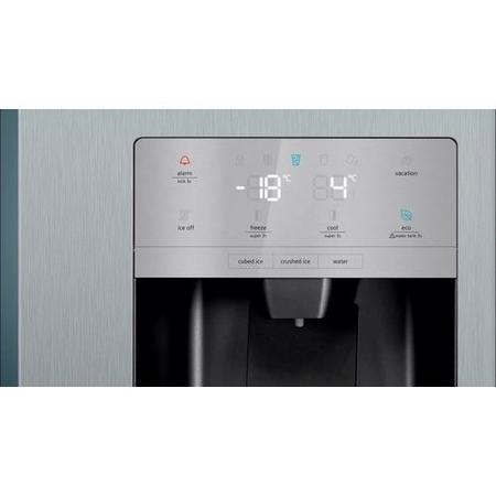 Refurbished Siemens KA93IVIFPG Freestanding 711 Litre Frost Free American Fridge Freezer Stainless Steel