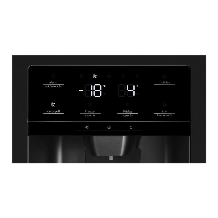 Refurbished Bosch KAD93VBFPG Freestanding 533 Litre 70/30 Frost Free American Fridge Freezer