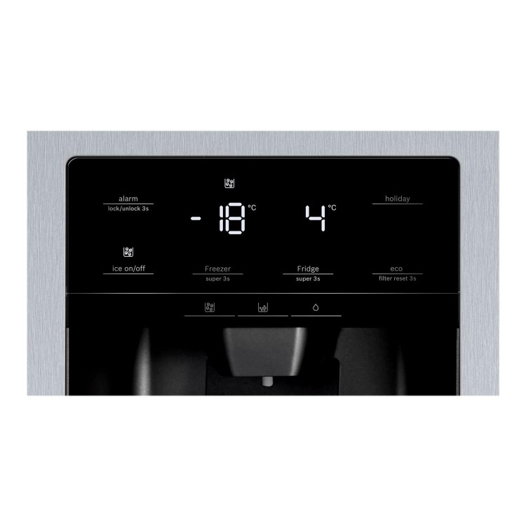 Refurbished Bosch KAD93VIFPG Freestanding 533 Liters 70/30 Frost Free Fridge Freezer Stainless Steel