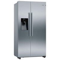 Refurbished Bosch KAI93VIFPG Freestanding 533 Litre 70/30 Frost Free American Fridge Freezer Stainless Steel