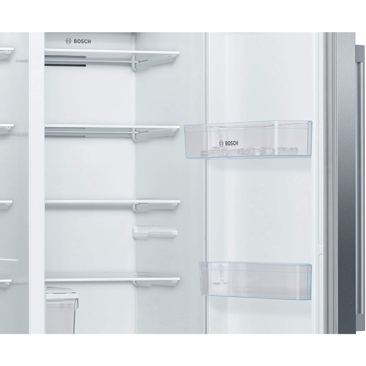 Refurbished Bosch KAI93VIFPG Freestanding 533 Litre 70/30 Frost Free American Fridge Freezer Stainless Steel
