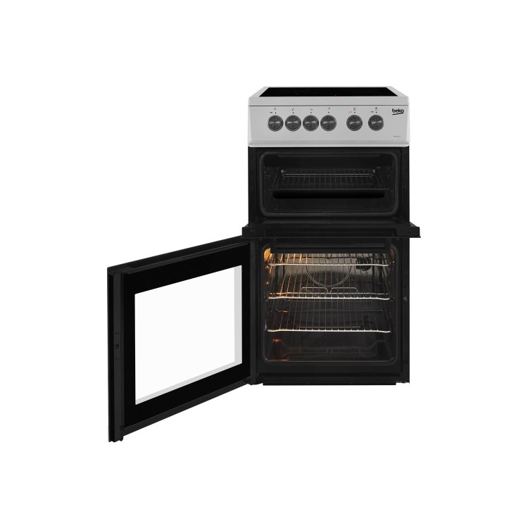 Refurbished Beko KDC5422AS 50cm 4 Zone Electric Cooker