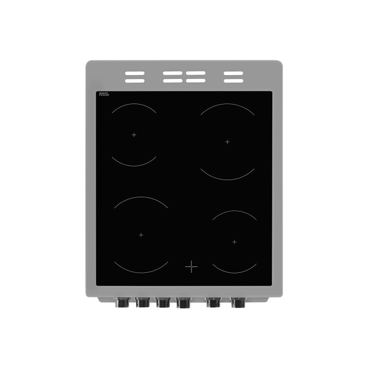 Refurbished Beko KDC5422AS 50cm 4 Zone Electric Cooker