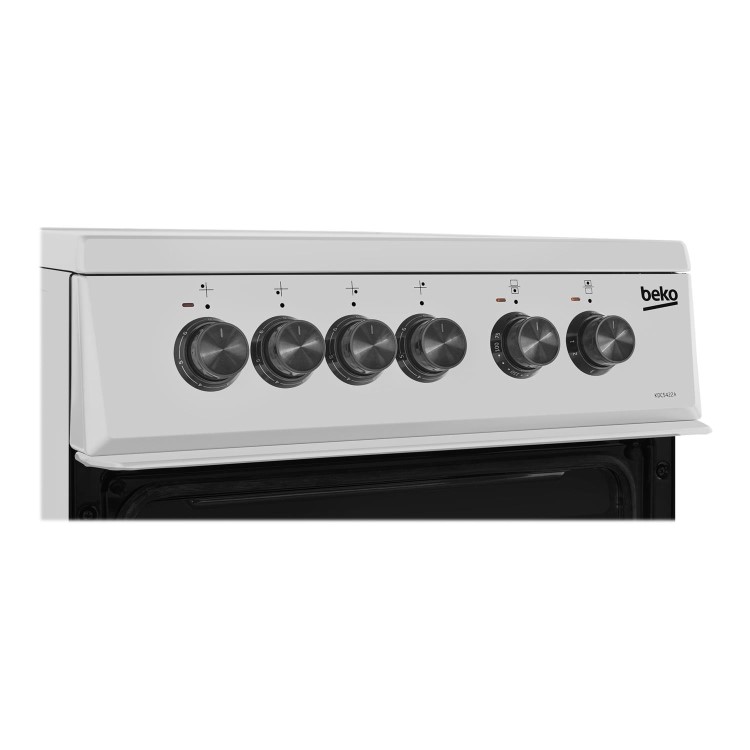 Refurbished Beko KDC5422AS 50cm 4 Zone Electric Cooker