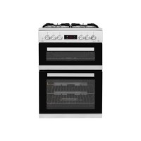 Refurbished Beko KDG653S 60cm Double Oven Gas Cooker