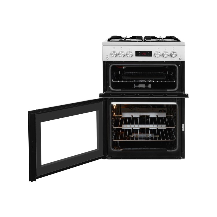 Refurbished Beko KDG653S 60cm Double Oven Gas Cooker