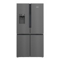 A2/KF96DPXEA Refurbished Siemens iQ700 574 Litre Four Door Freestanding Fridge Freezer - Black Inox
