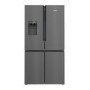 Refurbished Siemens iQ700 574 Litre Four Door Freestanding Fridge Freezer - Black Inox