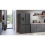 Refurbished Siemens iQ700 574 Litre Four Door Freestanding Fridge Freezer - Black Inox