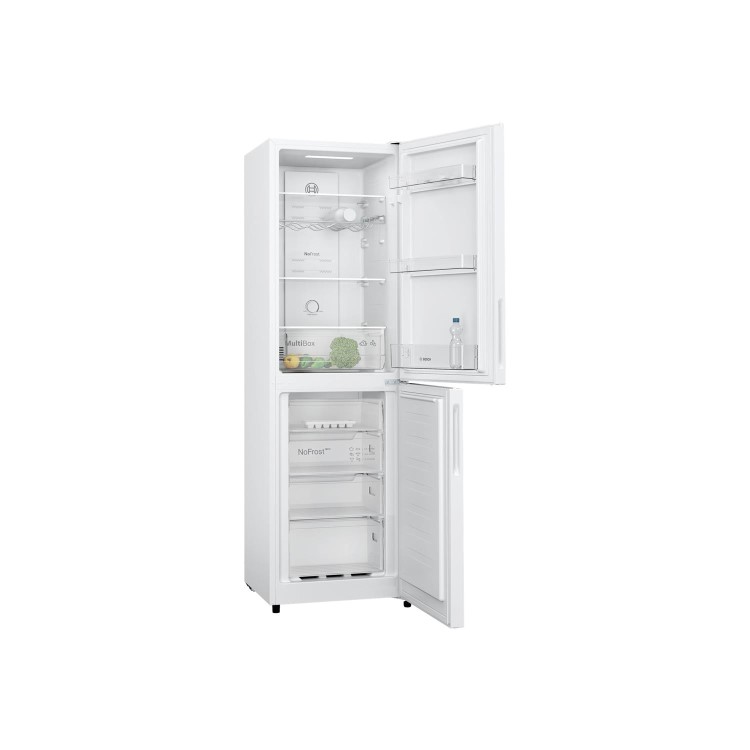 Refurbished Bosch KGN27NWFAG Serie 2 Freestanding 250 Litre 50/50 Fridge Freezer
