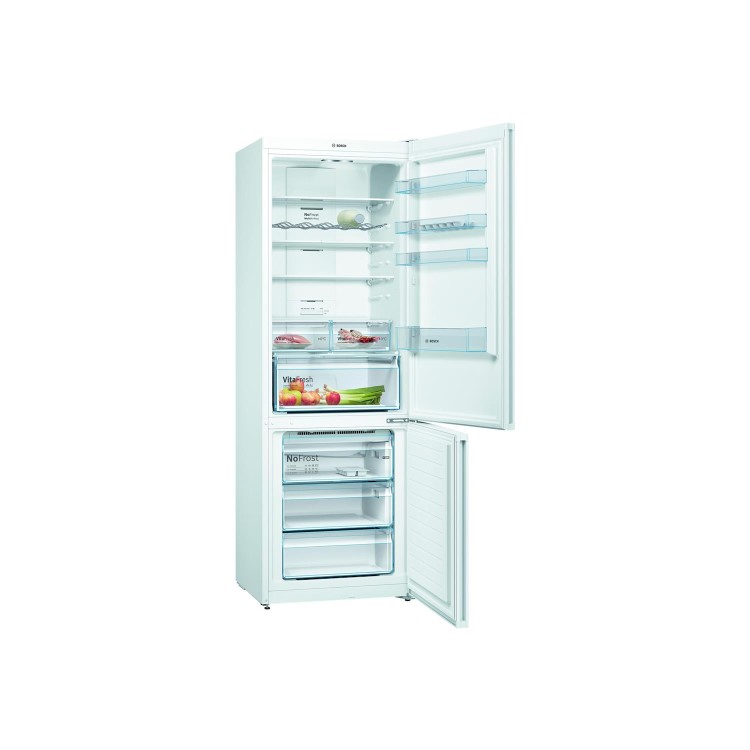 Refurbished Bosch KGN49XWEA Freestanding 435 Litre 70/30 Fridge Freezer White 