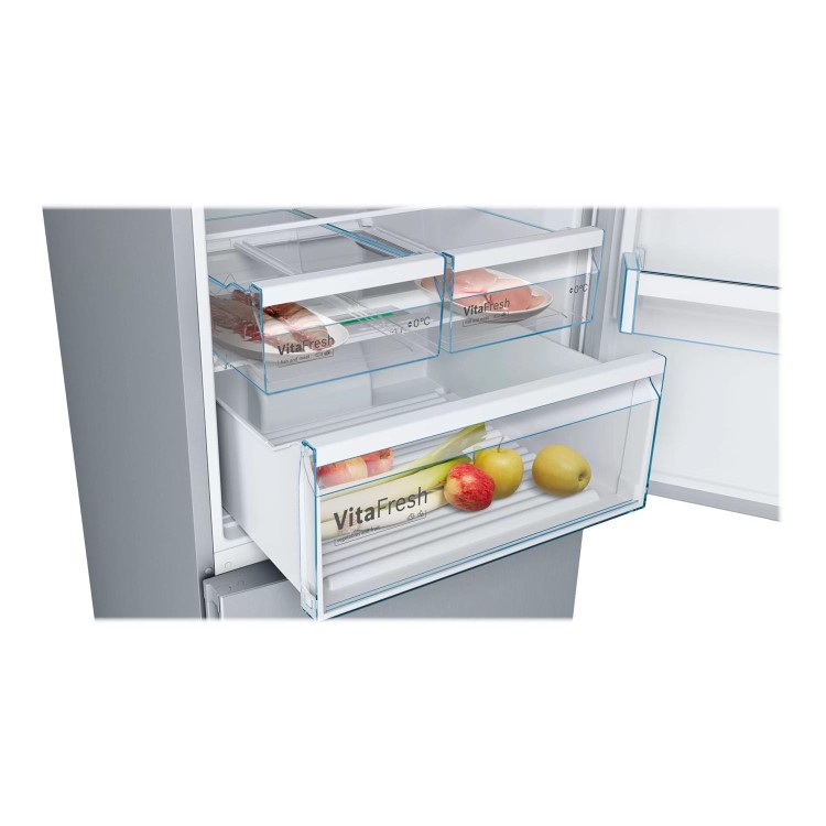 Refurbished Bosch KGN56XLEA Freestanding 505 Litre 80/20 Frost Free Fridge Freezer