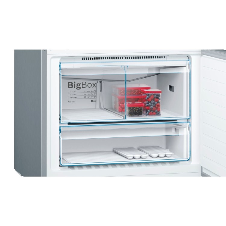 Refurbished Bosch KGN86AIDP Freestanding 631 Litre 70/30 Frost Free Fridge Freezer Stainless Steel