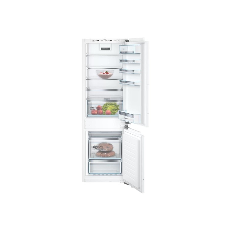Refurbished Bosch KIN86AFF0G Integrated 255 Litre 60/40 Frost Free Fridge Freezer 