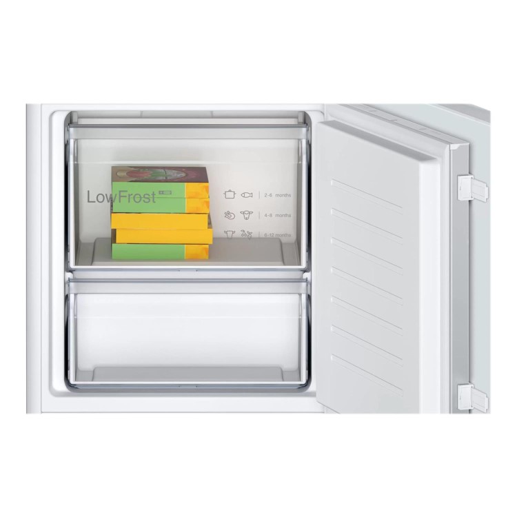 Refurbished Bosch Serie 2 KIV87NSF0G Integrated 268 Litre 70/30 Low Frost Fridge Freezer