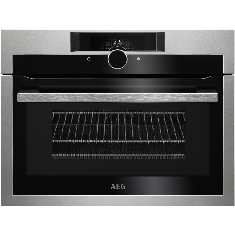 Refurbished AEG KME861000M Combi Quick Built-in 43L 1000W Microwave Oven Stainless Steel
