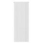 ALMOST PERFECT - White Designer Vertical Single Panel Radiator 1200 x 440mm - Laguna