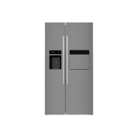 Refurbished Leisure LASP41MPX Freestanding 523 Litre 50/50 Frost Free American Fridge Freezer Stainless Steel