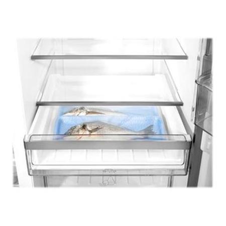 Refurbished Leisure LASP41MPX Freestanding 523 Litre 50/50 Frost Free American Fridge Freezer Stainless Steel