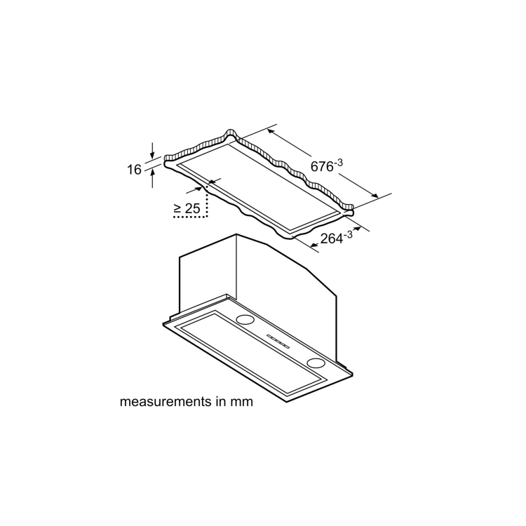 Refurbished Siemens IQ-500 LB78574GB 70cm Canopy Cooker Hood