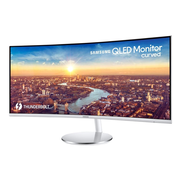 Refurbished Samsung C34J791WTR 34" VA QHD QLED 100Hz 4ms FreeSync Curved Gaming Monitor