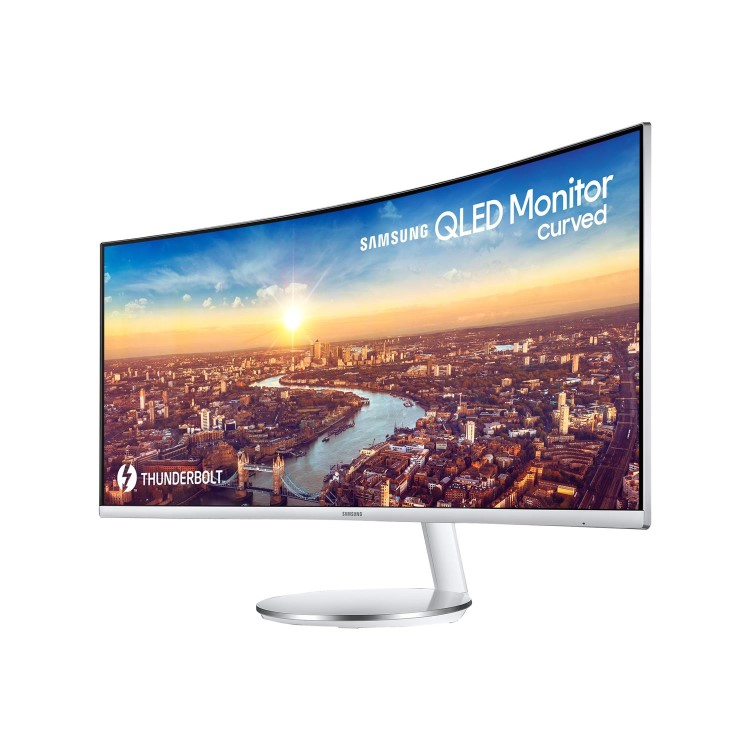 Refurbished Samsung C34J791WTR 34" VA QHD QLED 100Hz 4ms FreeSync Curved Gaming Monitor