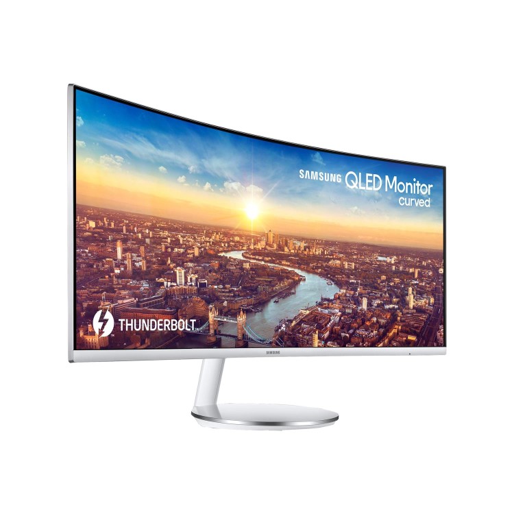 Refurbished Samsung C34J791WTR 34" VA QHD QLED 100Hz 4ms FreeSync Curved Gaming Monitor