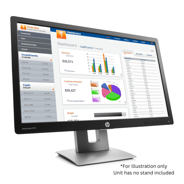 Refurbished HP EliteDisplay E232 23" Full HD Monitor - No Stand