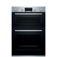 Refurbished Bosch Series 6 MBA5785S6B 60cm Double Built In Electric Oven Stainless Steel