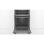 Refurbished Bosch Series 6 MBA5785S6B 60cm Double Built In Electric Oven Stainless Steel