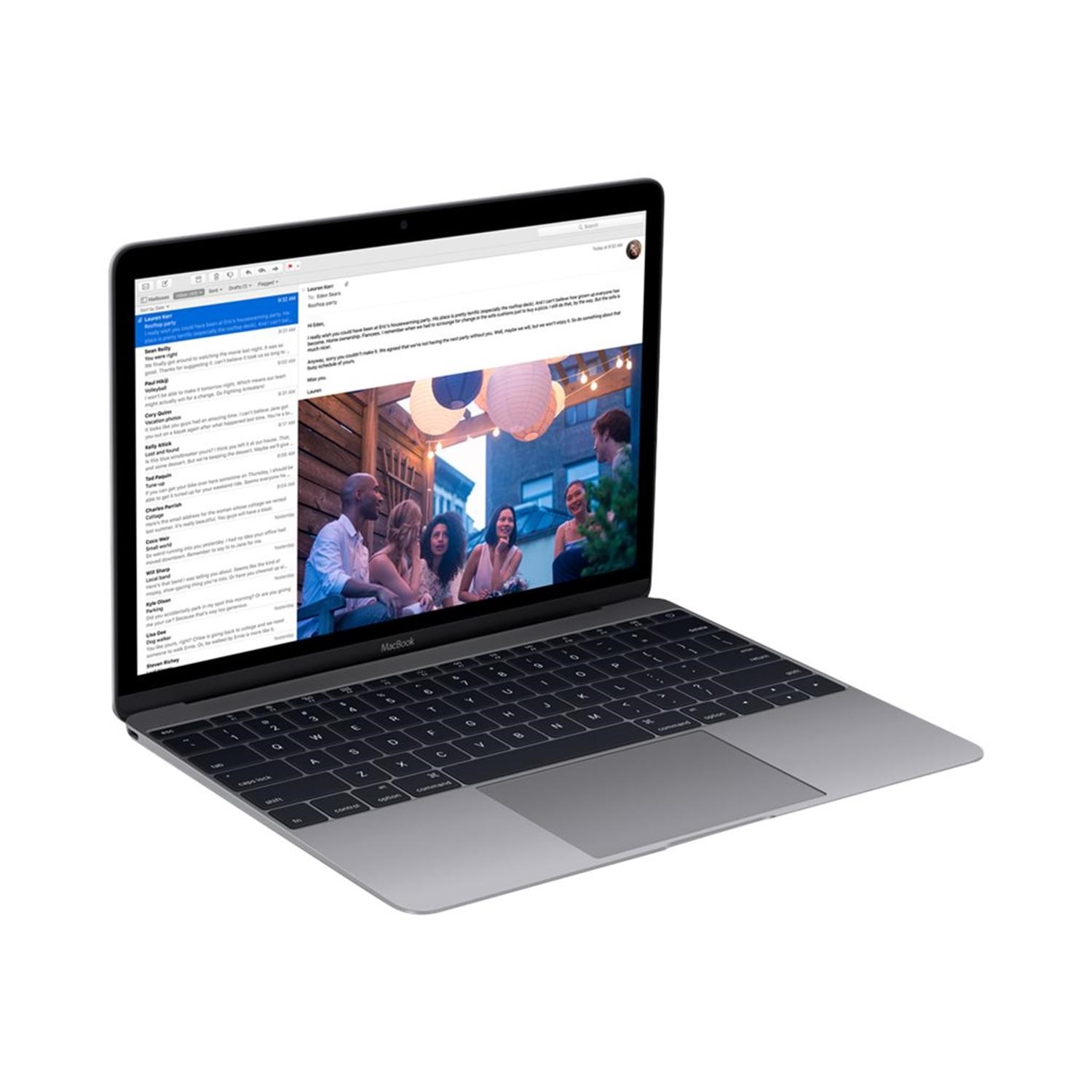 Refurbished Apple MacBook Core M3 8GB 256GB 12 Inch Laptop Space 