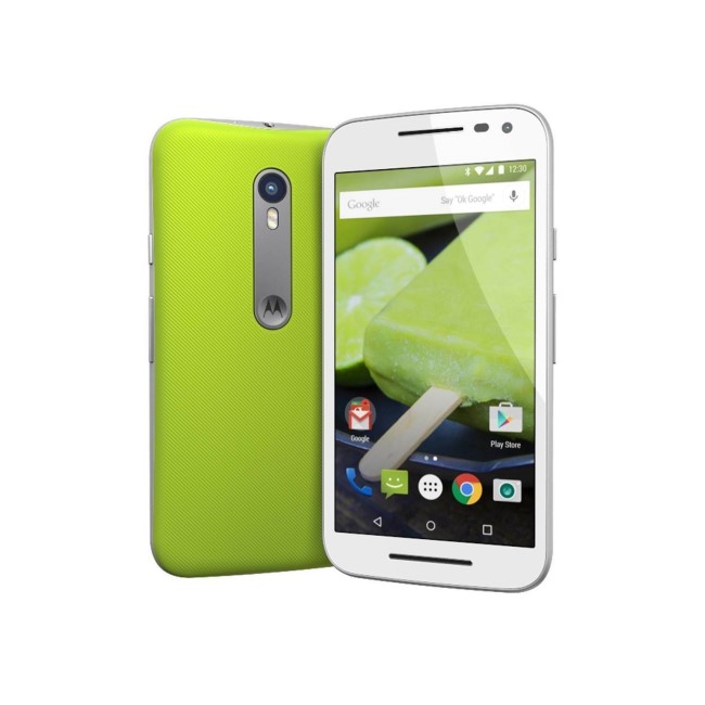 Grade B Motorola Moto G 3rd Gen Lime Green 5" 8GB 4G Unlocked & SIM Free