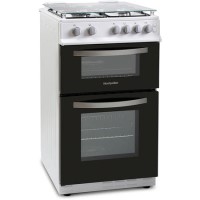 Refurbished Montpellier MTG50LW 50cm Twin Cavity 4 Burner Gas Cooker